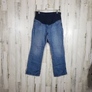 Old navy stretch maternity jeans size 10 short